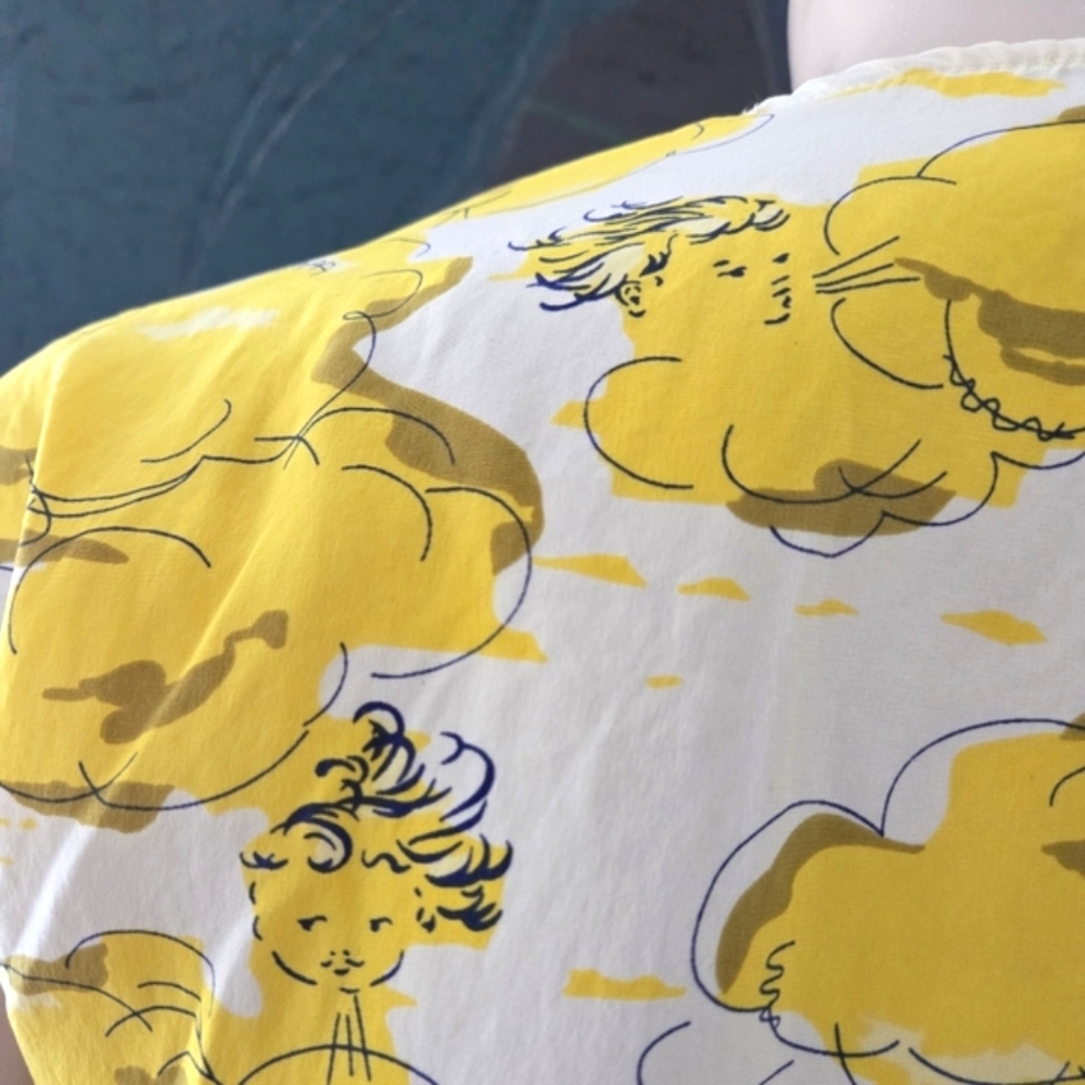 Betsey Johnson | Vintage Patterned Silk Wrap Dress - Picture 10 of 15